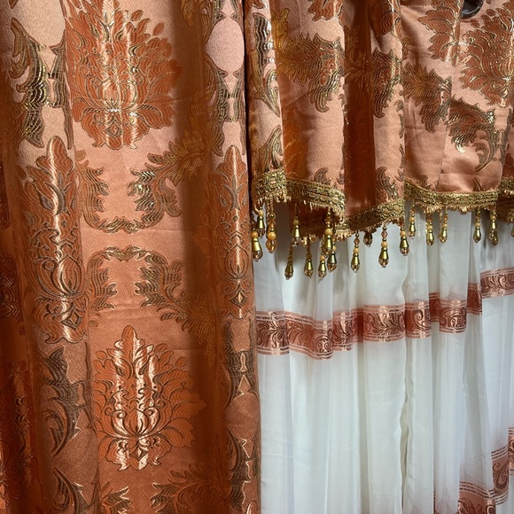 Italian style curtains set 6in1 - Picture 2 of 8